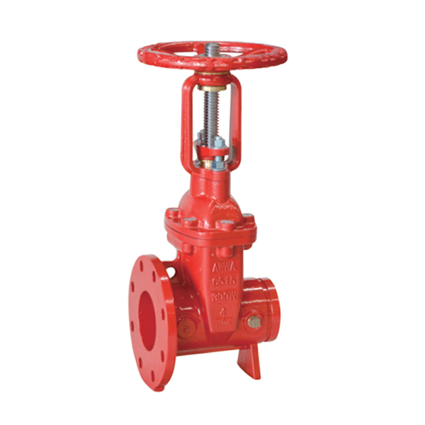 Válvula de compuerta OS&Y con asiento resistente y mesa con bridas E