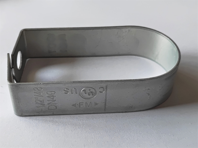 Percha para colgar tuberías de acero 