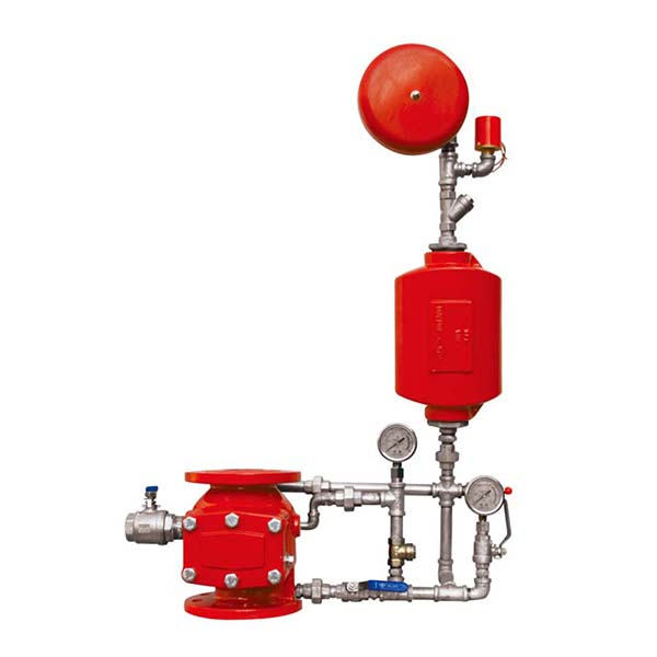 Válvula de retención de alarma húmeda bridada