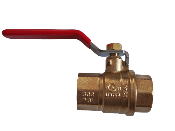 Válvula de bola de bronce sin plomo