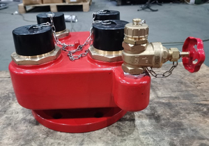 Conexión siamesa para bomberos de 2 y 4 vías para sistemas de boca de incendios