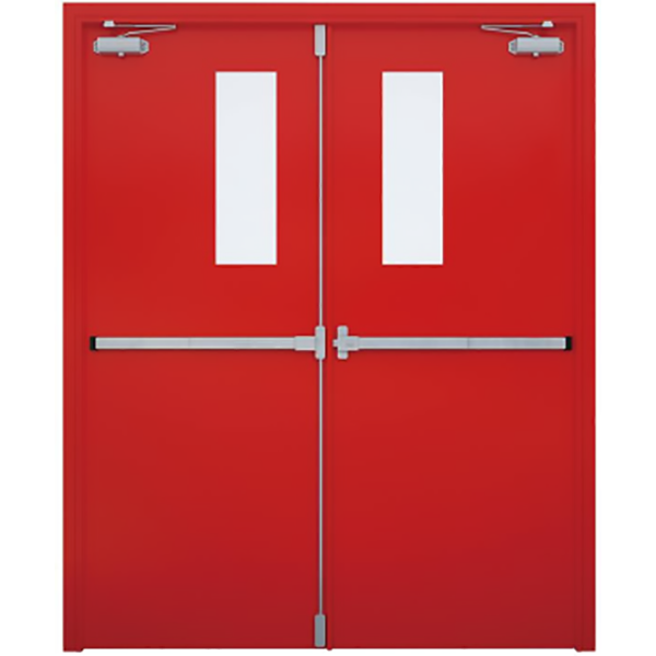 Puerta de acero contra incendios