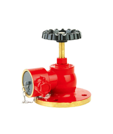 Válvula de aterrizaje con brida de tipo derecho