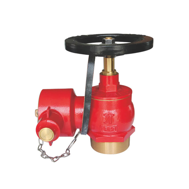 Válvula de aterrizaje roscada de tipo de ángulo derecho