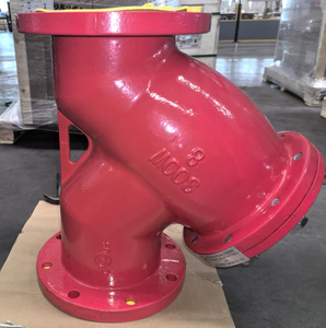 Filtro en Y con bridas DN50–DN600 con rejilla de acero inoxidable para tratamiento de agua