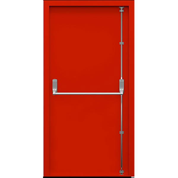 Puerta de acero contra incendios