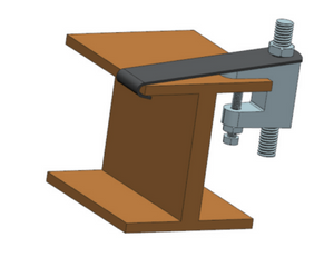 Correa de retención de abrazadera de viga