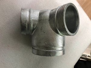 Válvula de aterrizaje Nariz de toros Reductor de tee galvanizado 