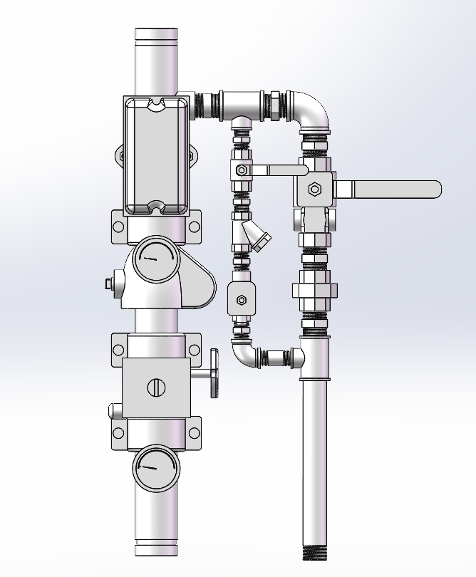 conjunto de v&aacute;lvula de control